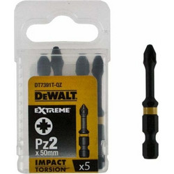 Dewalt DT7391T Σετ Μύτες PZ2 x 50mm 5 TEM. DT7391T