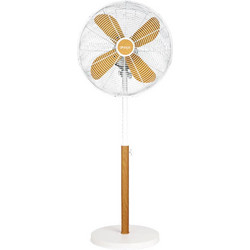 Gruppe FD-40MH Ανεμιστήρας Ορθοστάτης 55W Ivory & Wood