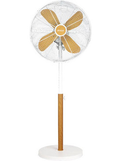 Gruppe FD-40MH Ανεμιστήρας Ορθοστάτης 55W Ivory & Wood