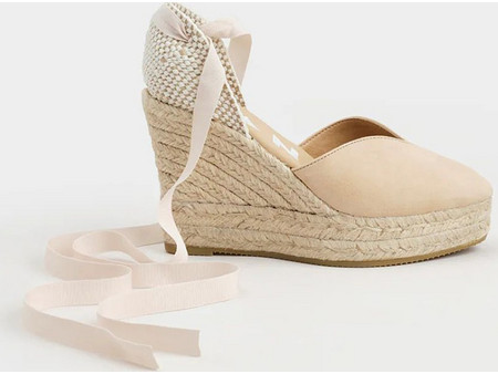 MANEBI M 1.1 WH, HAMPTONS HEART-SHAPED WEDGE ESPADRILLES M 1.1 WH-M 1.1 Biege