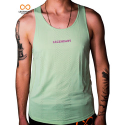 LEGENDARY ΦΑΝΕΛΑ ΤΙΡΑΝΤΑ TOP BREATHE ΠΡΑΣΙΝΟ 95%-5% POLY-SPANDEX - Πράσινο