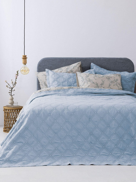 Palamaiki Σετ Κουβερλί μονό 160x240 IFIGENEIA DENIM Γαλάζιο