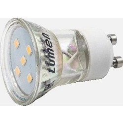 Adeleq AD MR11 LED SMD GU10 2 W 3000 K Θερμό Λευκό - 220 lm, Δέσμη 105 & Σώμα Γυαλιού