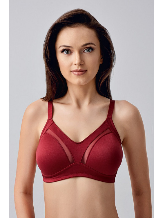 New Bra Lingerie Basic Σουτιέν Μπορντώ NB6001-4