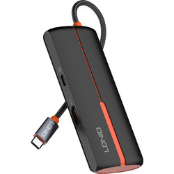 LDNIO docking station DS-25H, 5 θυρών, USB-C σύνδεση, 4K, 100W PD, μαύρο