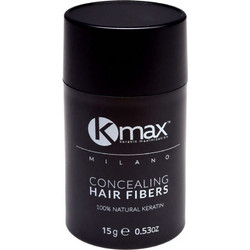 KMax Concealing Hair Σκούρο Γκρι Νανοΐνες κατά της Τριχόπτωσης 15gr