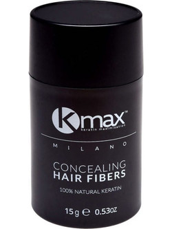 KMax Concealing Hair Σκούρο Γκρι Νανοΐνες κατά της Τριχόπτωσης 15gr