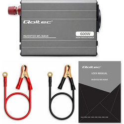 Qoltec Inverter Αυτοκινήτου 300W για Μετατροπή 12V DC σε 230V AC