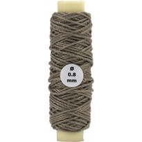 THREAD BEIGE dia. 0,8 mm (10 m ) - ARTESANIA