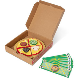 Melissa & Doug Pretend Play: Wood - Top Bake Pizza Counter Playset (6074890)