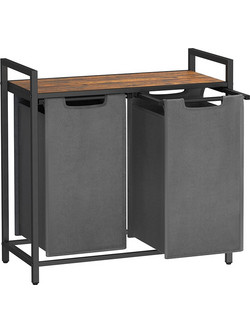Vasagle 2 Compartment Laundry Basket 2x46Lt (BLH201G01) (VASBLH201G01)