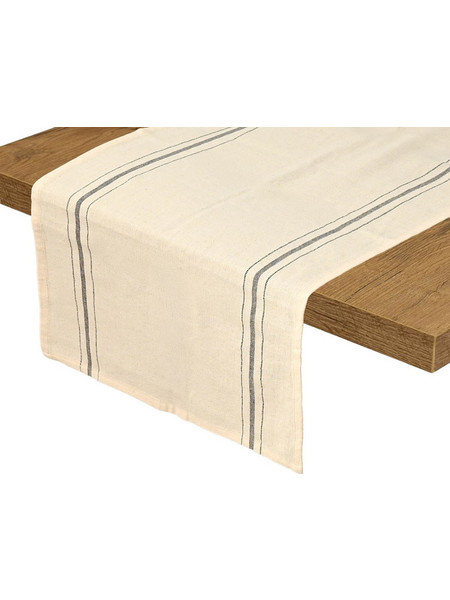 Rustic Ράνερ Τραπεζιού Γκρι 40x150cm