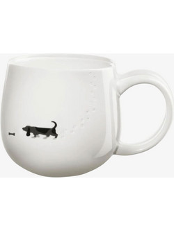 Κούπα Footprints Σκύλος 22060338 400ml White Asa Selection Πορσελάνη