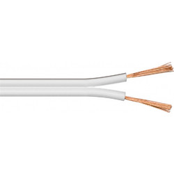Διπολικό Καλώδιο Ήχου για Ηχεία 2x2.50mm GOOBAY (Κουλούρα 100m) - Λευκό