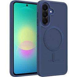 Crong Hybrid Matte Magnetic - Magsafe Case Samsung Galaxy A27 5G (Navy Blue) - (CRGHMMSGA27NBL)