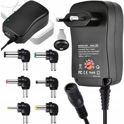 Verk Group Ρυθμιζόμενο Τροφοδοτικό 3V-12V με 6 Βύσματα 5907451379585