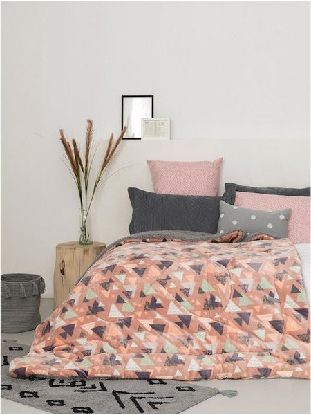 Palamaiki Κουβερτοπάπλωμα Υπέρδιπλο 220x240 Luminous Blake Pink