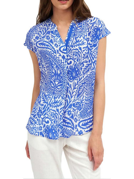 TINTA STYLE Μπλε indigo μπλουζα με σχέδιο Leonor 3800345
