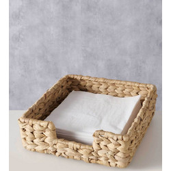 DOMUS HOMUS ψάθινη χαρτοπετσετοθήκη Cado 22 x 22 x 7 cm - 20-24-183