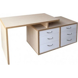 Iris Γραφείο Μελαμίνης 150x45x80/72εκ