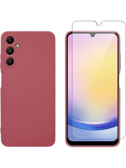 Redshield Redshield Samsung Galaxy A25 5G Θήκη Κινητού Red & Προστατευτικό Οθόνης