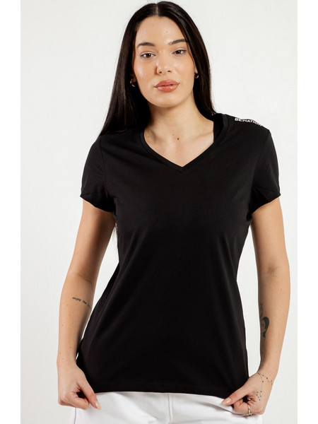 Be:Nation Essentials V Neck Tee 05112508-01 Μαύρο