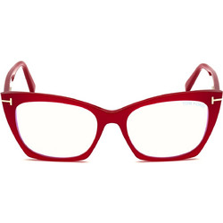 Tom Ford FT5709 072 Γυναικείος Σκελετός Γυαλιών Οράσεως Κοκάλινος Κόκκινος