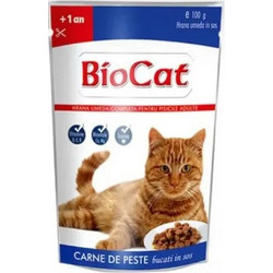 BioCat Adult with Fish in Gravy 100gr