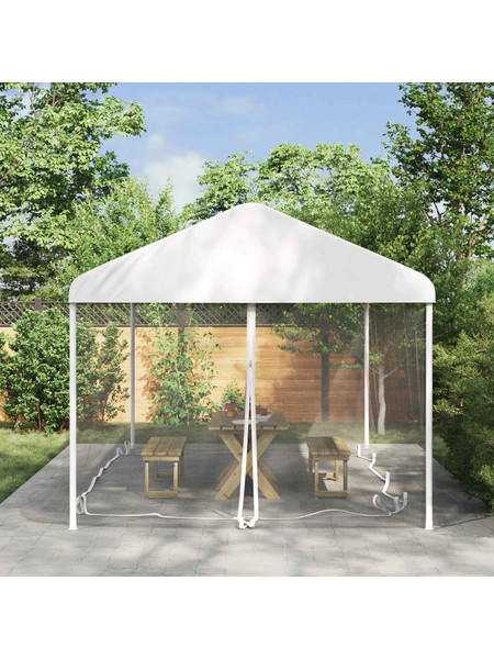 vidaXL Σήτα Κουνουπιών Εξωτερικού Χώρου 220 Mesh 300x300x200 εκ. - Λευκό, 3 x 6 x 2 m