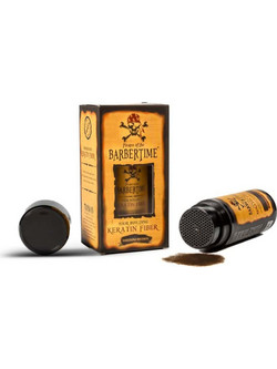 Barbertime Hair Building Fiber Medium Brown 21gr