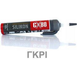 CX80 Professional Silikon φλατζόκολλα πατητή γκρι (-65oC έως +380oC) 210g
