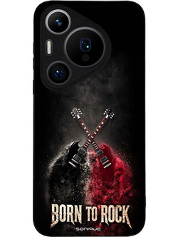 Sonique Men's Edition Back Cover Born to Rock (Huawei Pura 70 Pro)