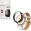 Volte-Tel Edge Cover Πλαστική Θήκη Tempered Glass για Huawei Watch GT6 41mm Μαύρη