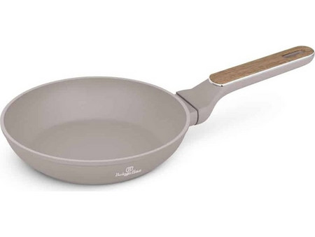 Berlinger Haus Taupe Nordic Collection Τηγάνι Αλουμινίου Αντικολλητικό Μαρμάρινη Επίστρωση με Καπάκι 20cm BH-8326