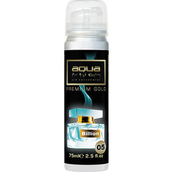 AQUA 10-782/AQ ΑΡΩΜΑΤΙΚΟ ΑΥΤΟΚΙΝΗΤΟΥ ΣΕ ΣΠΡΕΙ (SPRAY) ΜΕ ΑΡΩΜΑ BILLION PREMIUM GOLD SERIES 75ml AQUA - 1 TEM
