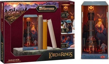 DIY Φωτιζόμενοσ Βιβλιοστάτης Diorama - The Lord of the Rings: Tiny Adventures, Barad-Dur (23cm)