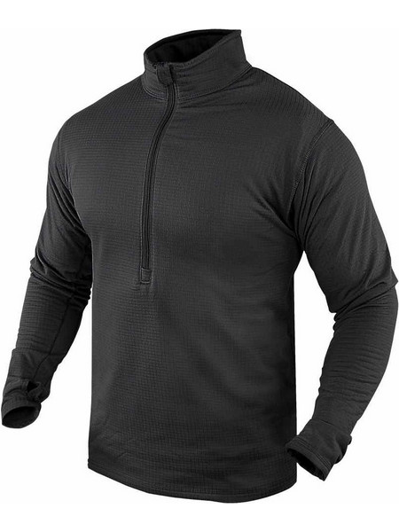 Φλις Πουλόβερ Condor Base II Zip Pullover Black