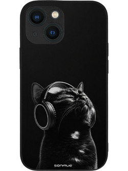 Sonique Men's Edition Θήκη Audio Kitten - Black (iPhone 13 Mini)