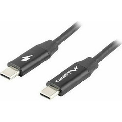 Lanberg CA-CMCM-40CU-0005-BK USB-C to USB-C 60W 0.5m Black