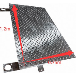 Ράμπα Φόρτωσης Πλαϊνή ΤΕ 4120R 0,75x1,20m για μεταλλική πλάστιγγα ΤΕ 4120