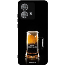 Sonique Men's Edition Θήκη με Σχέδιο «One Beer, Please» (Motorola Edge 40 Neo 5G)