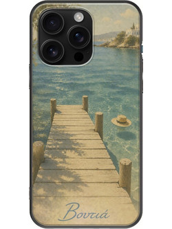 Θήκη Kalokairi Collection - Βουτιά iPhone 16 Pro Max Black TPU (Μαύρη Σιλικόνη)