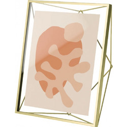 Κορνίζα Prisma Umbra με διαστάσεις 25x7x30cm και διαστάσεις φωτογραφίας 20x25cm - Brass 313018-221