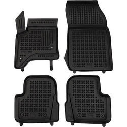 Alfa Romeo Junior 2024+ Ibrida λαστιχένια μαύρα πατάκια σκαφάκια Rezaw Plast - 4τμχ
