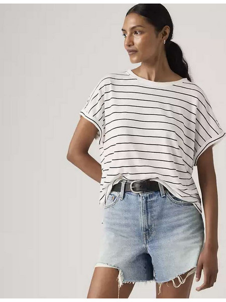 Levi΄s Lori Linen Dolman Tee for Women - Stipe