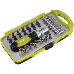 EXTOL CRAFT σετ κατσαβίδι με εναλλασόμενες μύτες 30pcs (53091)