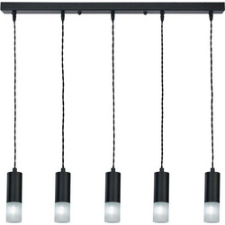 Arkolight Κρεμαστό Φωτιστικό Οροφής Πολύφωτο G9 Μαύρο 1180-3/5