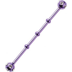 Sequoia Σκουλαρίκι Piercing barbell/μπάρα Ατσάλι I-00472-4 (1.6*45*5*5)