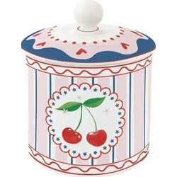 Easy Life Βάζο Με Καπάκι Πορσελάνης Fruit Mania 11x11x13cm 750ml Πολύχρωμο