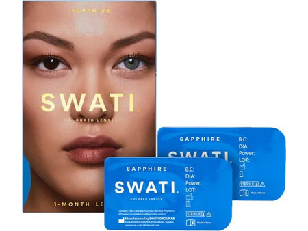 SWATI - Coloured Contact Lenses 1 Month - Sapphire
